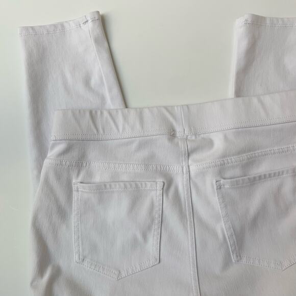 Time and Tru White Cotton Blend Ankle Skinny Pants - Picture 4 of 9